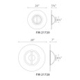 WAC Lighting 28" Elektron LED Semi-Flush Mount FM-21728