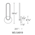 WAC Lighting 6.69" Charmed LED Wall Sconce