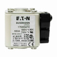 Bussmann 170M3472 Eaton series high speed square body fuse, 700V (UL), 690V (IEC), 550A, 200 kAIC, Other, Fuse, Class aR, Flush - 170M3472
