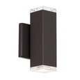 WAC Lighting 8.13" Block LED Indoor and Outdoor Wall Light WS-W61808