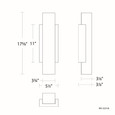 WAC Lighting 17.63" Volga LED Wall Sconce