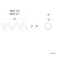 WAC Lighting 21" Marques LED Bathroom Vanity or Wall Light WS-83120