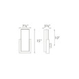 WAC Lighting 7.13" Corbusier LED Wall Sconce
