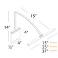 WAC Lighting 15" Vibe LED Picture Light PL-LED37