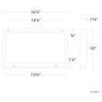 WAC Lighting 16.88" Lune LED Adjustable Picture Light PL-16017