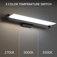 WAC Lighting 26.88" Spectre LED 3-CCT Bathroom Vanity or Wall Light WS-93127