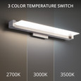 WAC Lighting 26.88" Spectre LED 3-CCT Bathroom Vanity or Wall Light WS-93127