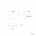 WAC Lighting 5.13" Collette LED Wall Sconce