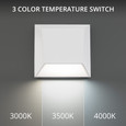WAC Lighting 6" Atlantis LED 3-CCT Indoor and Outdoor Wall Light
