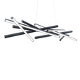 WAC Lighting 13.63" 8 Light 55 Parallax LED Linear Pendant