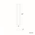 WAC Lighting 24" Revels LED Outdoor Wall Light WS-W13324