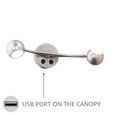WAC Lighting 20" Duplex 2-Light LED Reading Light