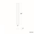 WAC Lighting 36" Revels LED Outdoor Wall Light WS-W13336
