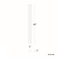 WAC Lighting 60" Revels LED Outdoor Wall Light WS-W13360