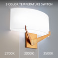 WAC Lighting 12" Fitzgerald LED 3-CCT Wall Sconce WS-47116