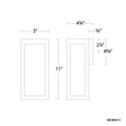 WAC Lighting 11" Hawthorne LED Indoor and Outdoor Wall Light WS-W33111