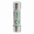 Bussmann C10M1 Eaton series low voltage 10 x 38 mm cylindrical/ferrule fuse, rated at 500 Volts AC, 1 Amps, 120 kA Breaking capacity, class aM, without indicator, compatible with a CHM Modular fuse holder
