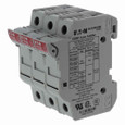 Bussmann CHM3DCU Eaton series CHM modular fuse holder, 600 Vac, 1000 Vdc, 30A, Modular fuse holder, Three-pole, 200kA - CHM3DCU