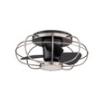 WAC Smart Fans WAC-F-096L Aella 3-Blade LED Smart Caged Flush Mount Ceiling Fan