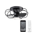 WAC Smart Fan Aella 22' - 3 Blade LED Smart Caged Flush Mount Ceiling Fan