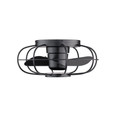 WAC Smart Fan Aella 22' - 3 Blade LED Smart Caged Flush Mount Ceiling Fan