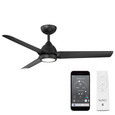 WAC Smart Fans 54" Mocha 3-Blade LED Smart Ceiling Fan