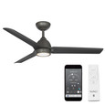 WAC Smart Fans WAC-F-001L Mocha 3-Blade LED Smart Ceiling Fan