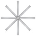 WAC Smart Fans 66" Mocha XL 8-Blade Smart Ceiling Fan F-064