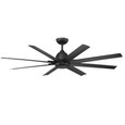 WAC Smart Fans 66" Mocha XL 8-Blade Smart Ceiling Fan F-064