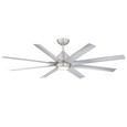 WAC Smart Fans 66" Mocha XL 8-Blade Smart Ceiling Fan F-064L