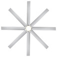 WAC Smart Fans 66" Mocha XL 8-Blade Smart Ceiling Fan F-064L