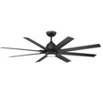 WAC Smart Fans 66" Mocha XL 8-Blade Smart Ceiling Fan F-064L