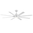 WAC Smart Fans 66" Mocha XL 8-Blade Smart Ceiling Fan F-064L