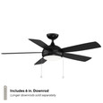 WAC Limited Fans Disc II 5-Blade Pull Chain Ceiling Fan