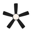 WAC Smart Fans 44" Odyssey 5-Blade Smart Flush Mount Ceiling Fan F-034L