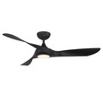 WAC Smart Fans WAC-F-074L Swirl 3-Blade LED Smart Ceiling Fan