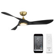 WAC Smart Fans WAC-F-074L Swirl 3-Blade LED Smart Ceiling Fan