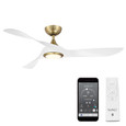 WAC Smart Fans 54" Swirl 3-Blade LED Smart Ceiling Fan