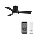 WAC Smart Fans 44" Hug 3-Blade Smart Flush Mount Ceiling Fan