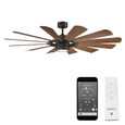 WAC Smart Fans 65" Windmill 12-Blade LED Smart Ceiling Fan