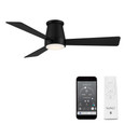 WAC Smart Fan 52" Hug 3 Blade Smart Flush Mount Ceiling Fan