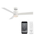 WAC Smart Fans 52" San Francisco 3-Blade Smart Ceiling Fan F-081L