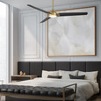 WAC Smart Fans 60" Zelda 3-Blade LED Smart Ceiling Fan