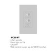 WAC Smart Fans WAC-WC20 6-Speed Bluetooth Ceiling Fan Wall Control with Single Pole Wallplate