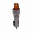 Bussmann FHL11U Eaton series, military fuse holder, 250v, 30a, panel, for use with f02, f03 fuse,, non indicating, single-pole