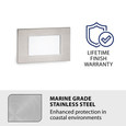 WAC Lighting 5" LED 12V Diffused Step and Wall Light