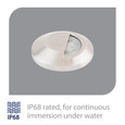 WAC Lighting LED 2in 12V Round Beveled Half Circle Top Surface Mounted Indicator Light