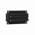Bussmann HLT-10 Eaton series HLT fuse holder, 125 Vac, 60 Vdc, 15A, Ten-pole, Tin-plated bifrucated copper terminal