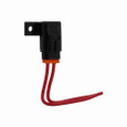Bussmann HHU Eaton series HHU fuse holder, Gasket-sealed, 32 Vdc, 30A, Non Indicating, Circuit protector, 12 AWG lead wire, Nylon cap and housing, silicone rubber gasket, tin plated brass terminal, water resistant