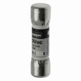 Bussmann KTK-3 Eaton series KTK fuse, LIMITRON Fast-acting fuse, Control circuits, lighting circuit protection, meter circuits, 3 A, Non-indicating, Ferrule end x ferrule end, 100 kAIC at 600 V, Nickel-plated bronze endcap,Melamine tube, 600 V